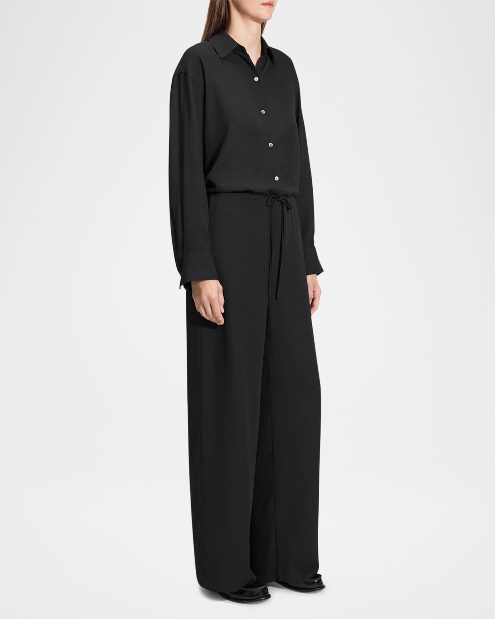 Drawstring Pull-On Pants Product Image