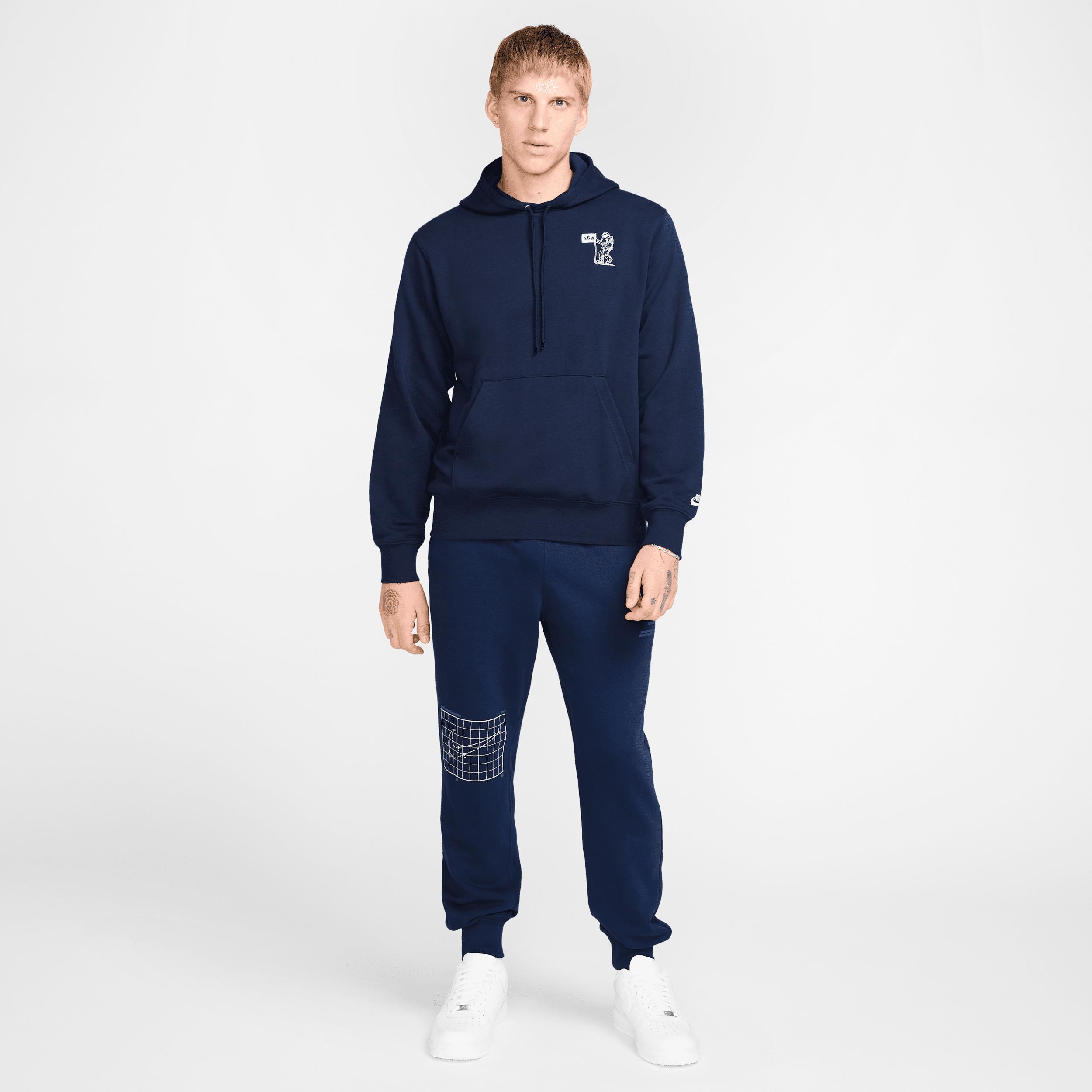 Nike Mens Club French Terry Hoodie | HJ2177-010 Product Image