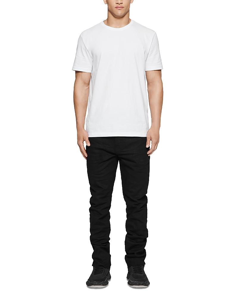 Purple Brand Slim Straight Jeans in Raw Black Product Image