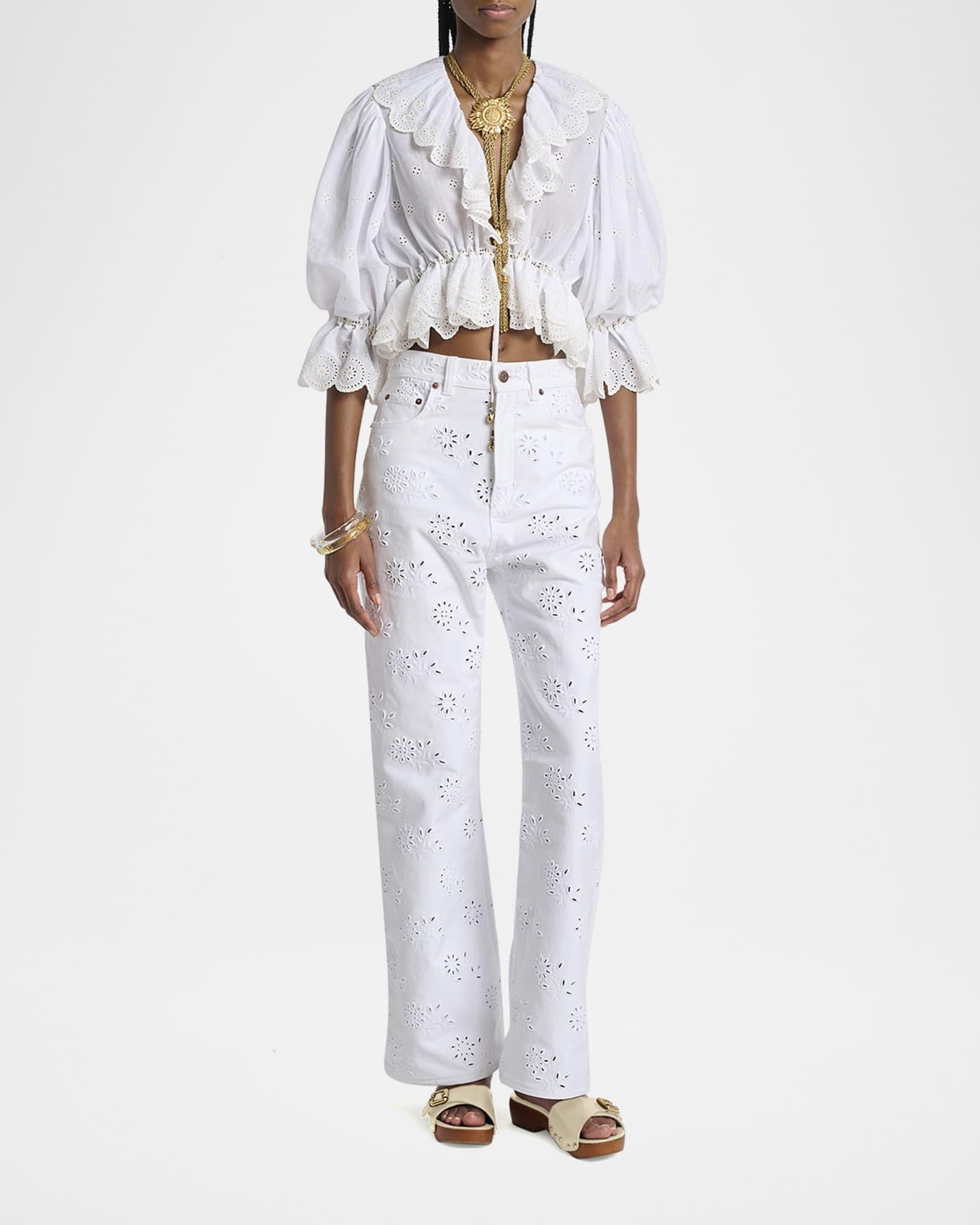 Jeannette Leather Buckle Clog Sandals Product Image