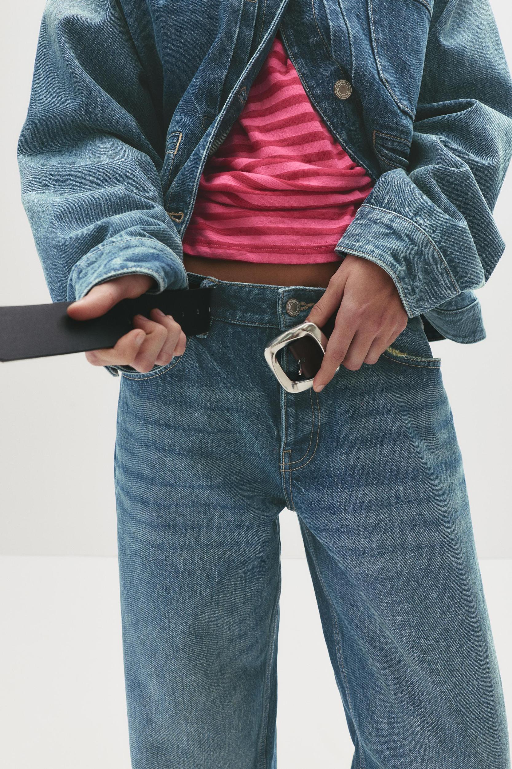 Straight-leg selvedge jeans Product Image