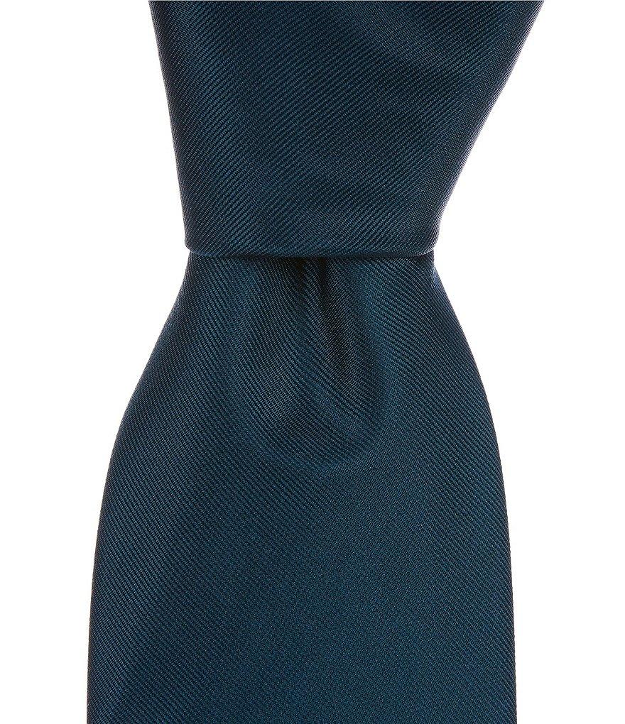 Tre Vero Solid 3#double; Narrow Silk Tie Product Image