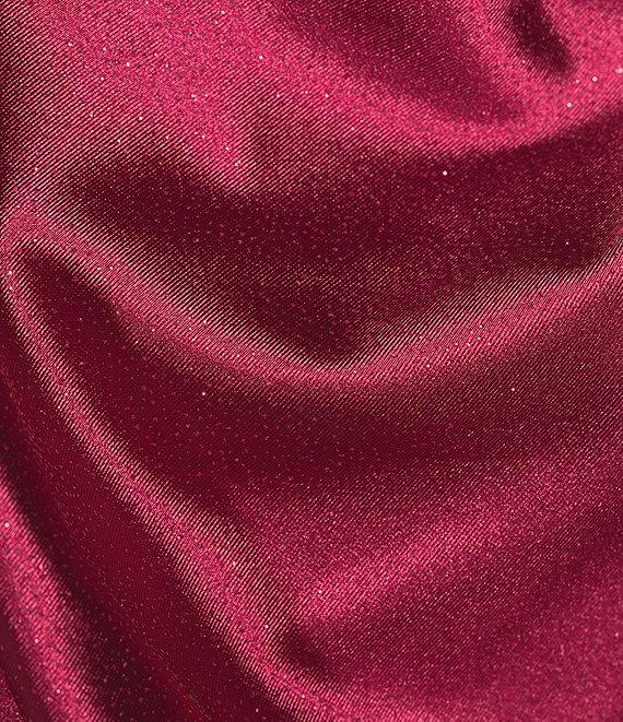 B. Darlin Sweetheart Neck Bustier Side Shirred Front Slit Dress Product Image