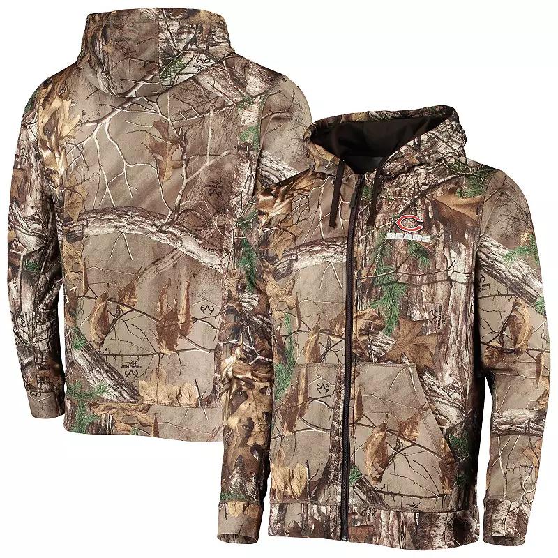 Men's Dunbrooke Realtree Camo Chicago Bears Trophy Tech Fleece Full-Zip Hoodie,  Product Image