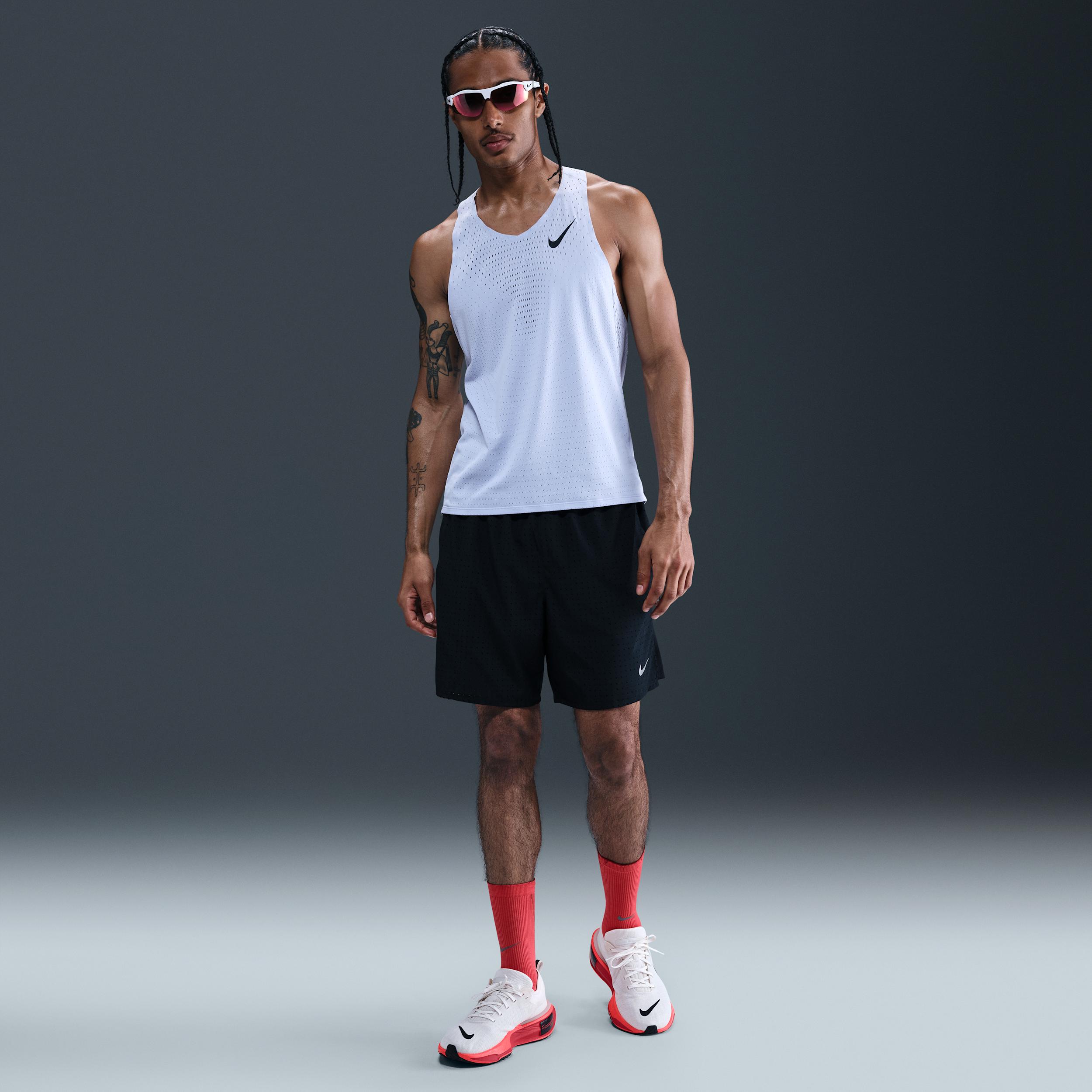 Nike Mens AeroSwift Dri-FIT ADV Running Singlet | FN4231-057 Product Image