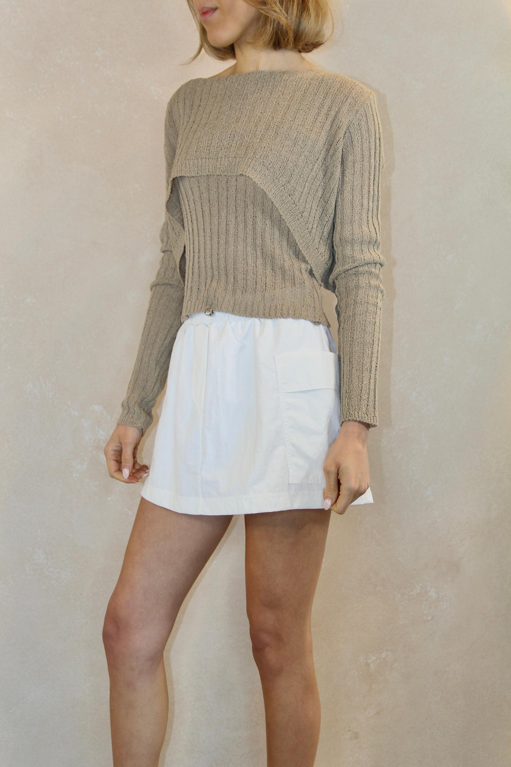 Utility Mini Skort White Product Image