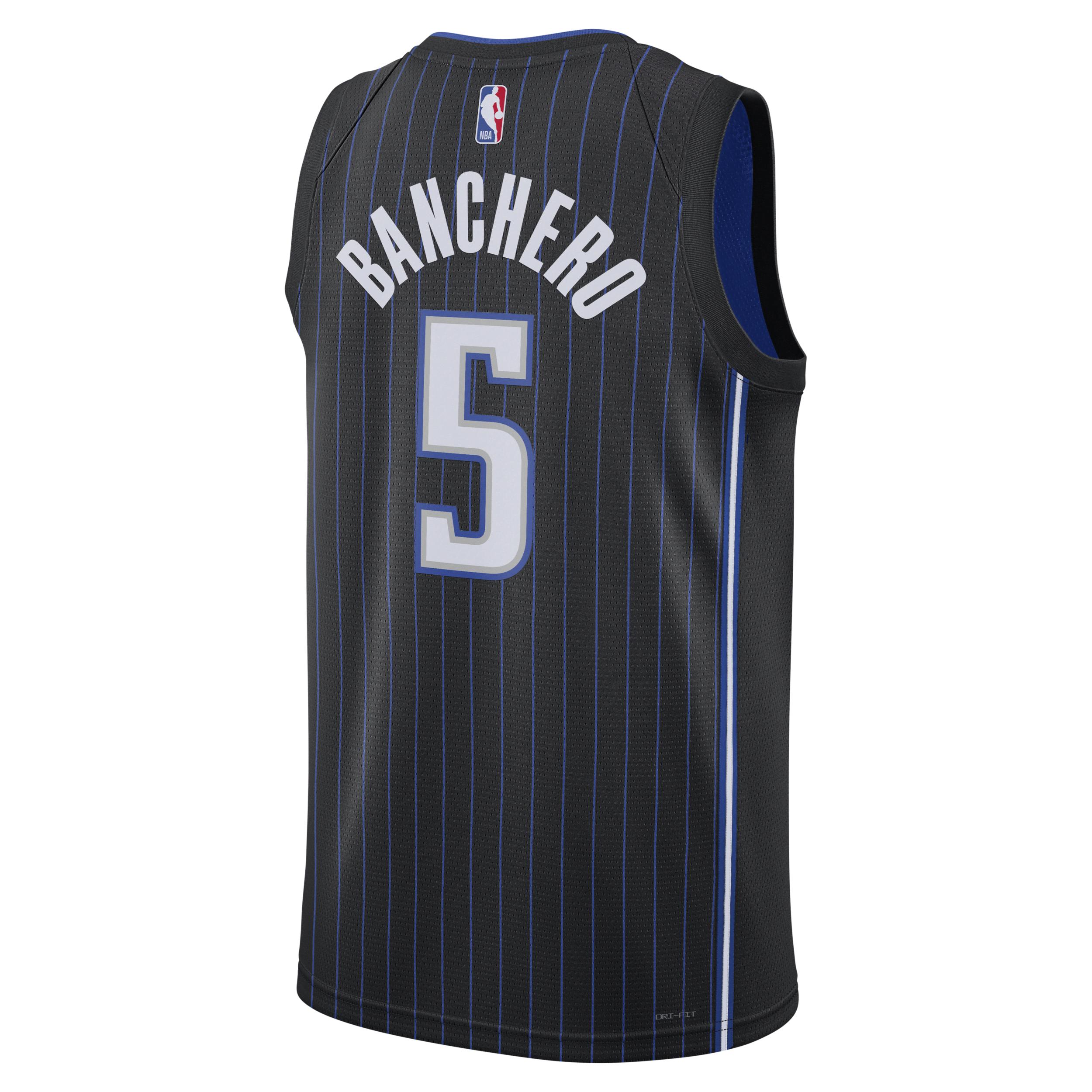Unisex Nike Paolo Banchero Black Orlando Magic 2022 NBA Draft First Round Pick Swingman Jersey - Icon Edition, Adult Unisex,  Product Image