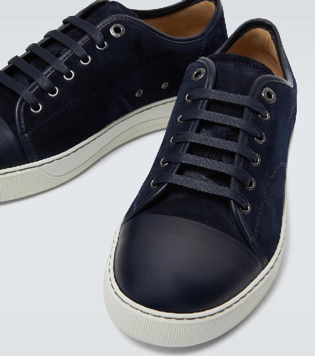 Black DBB1 Suede & Patent Leather Sneakers Product Image