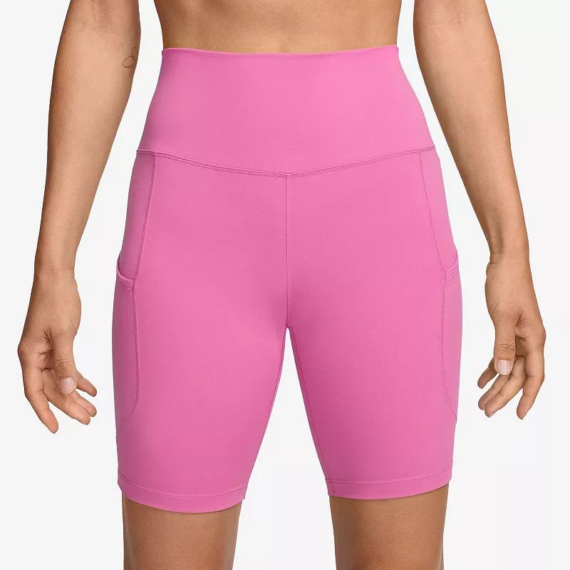 Women's Nike One 8-in. High-Waisted Pocketed Biker Shorts,  Product Image