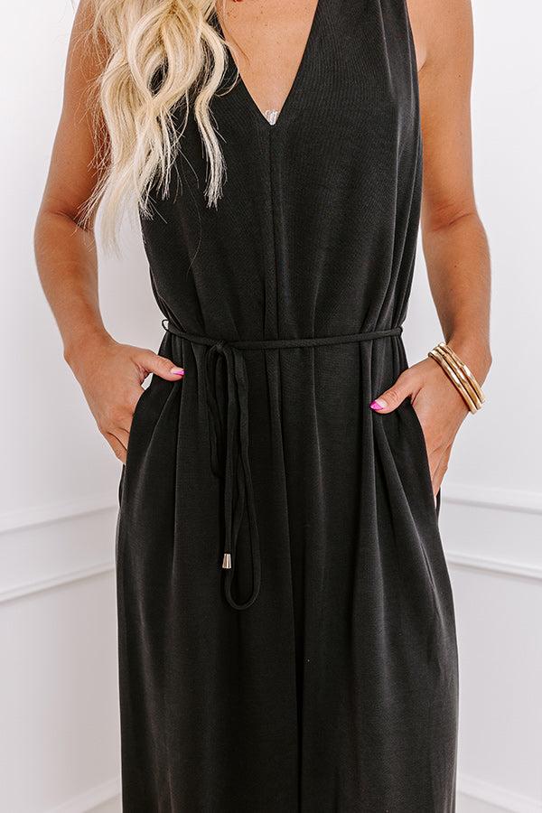 Street Style Jumpsuit in Black Product Image