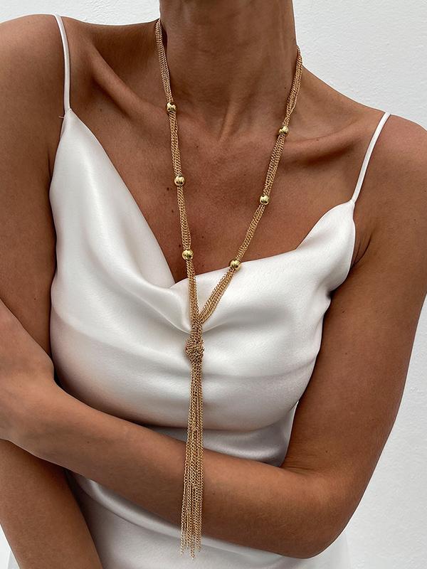 Tasseled Necklaces Accessories Product Image