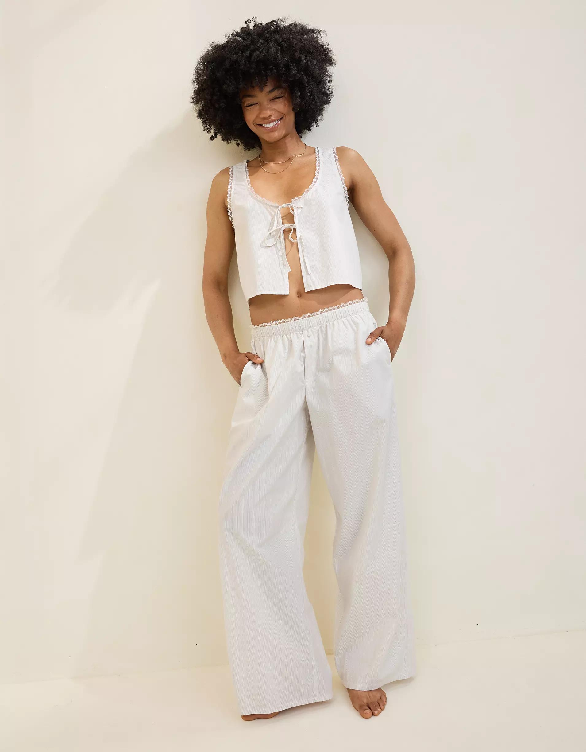 Aerie Off-Duty Poplin Trouser PJ Product Image