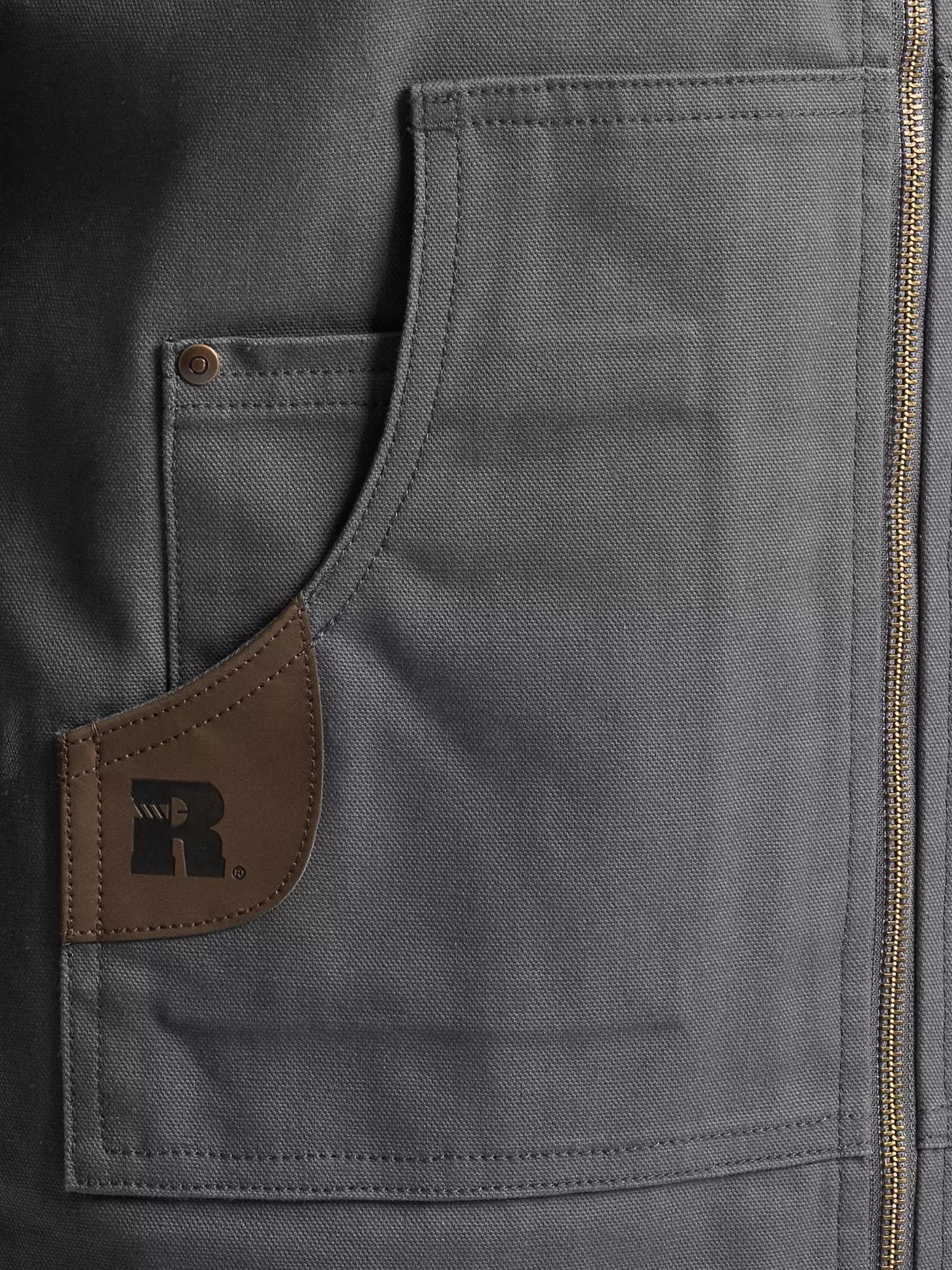 Men's RIGGS Workwear® Hooded Sherpa Lined Vest in Charcoal Product Image