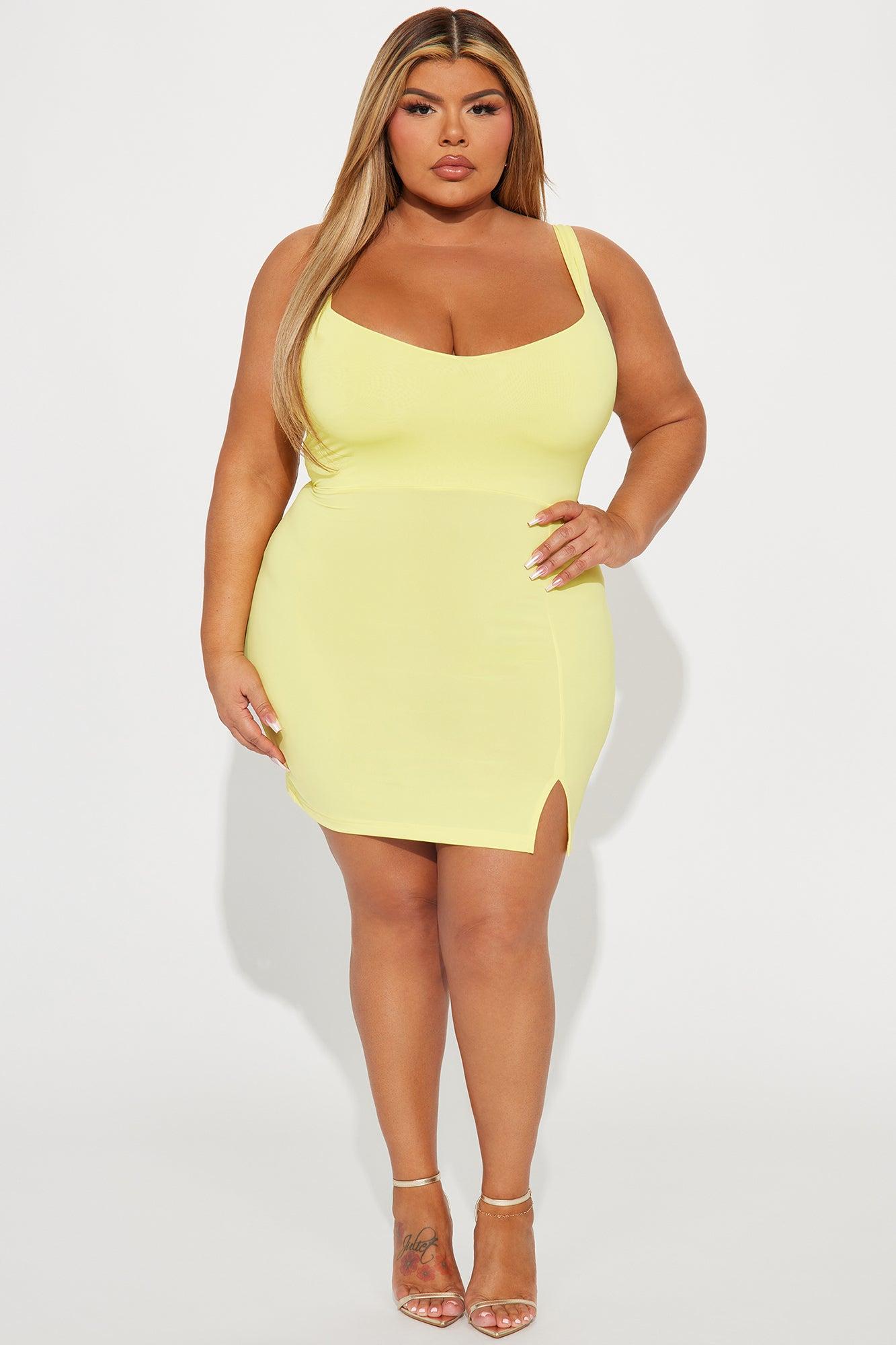 In My Diva Era Mini Dress - Yellow Product Image