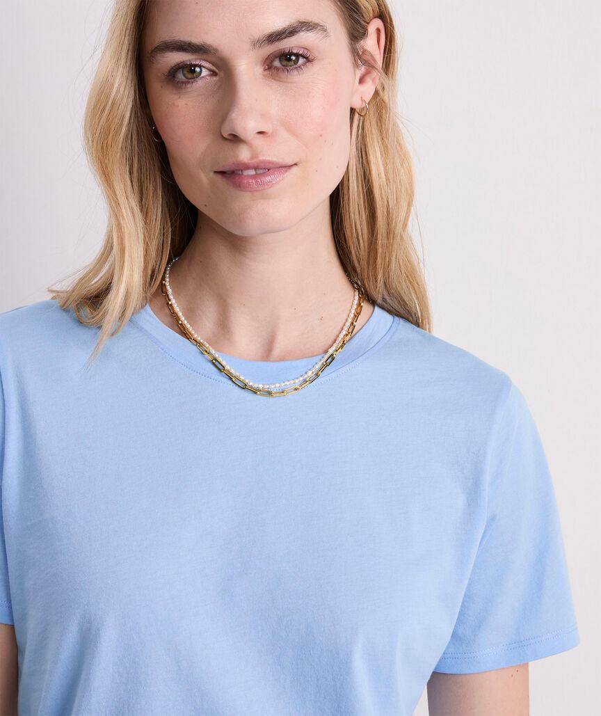 Pima Cotton Crewneck Tee Product Image