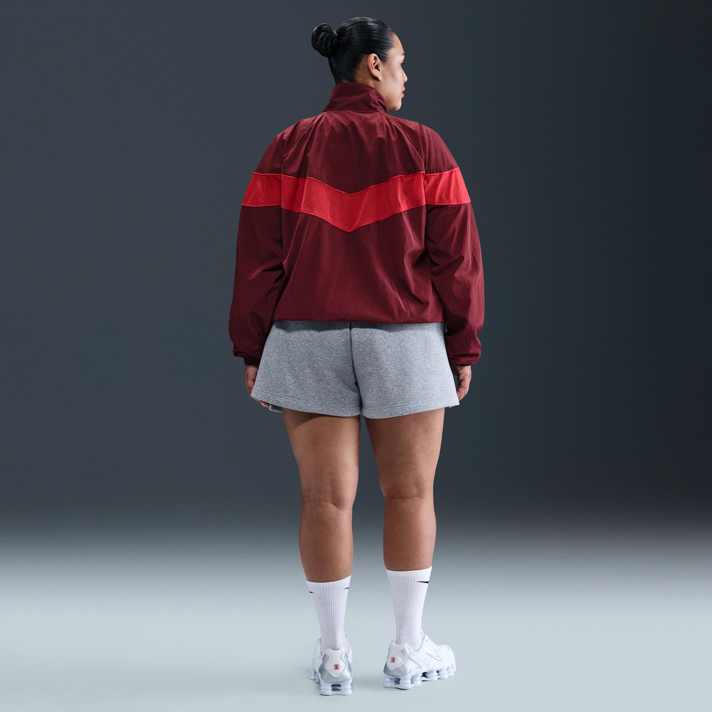 Womens Nike Sportswear Phoenix Fleece Mid-Rise 4 Shorts (Plus Size) | IH2543-063 Product Image