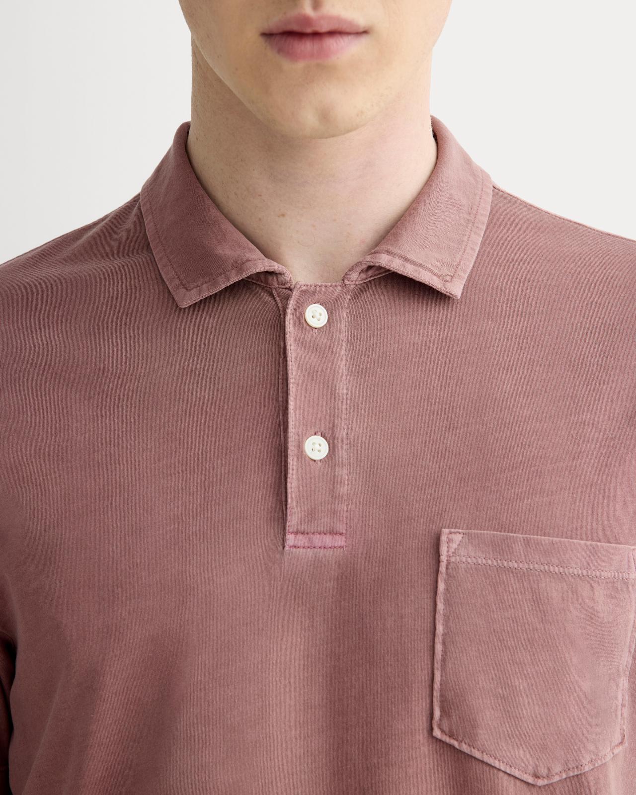 The Essential Organic Garment-Dyed Polo Product Image