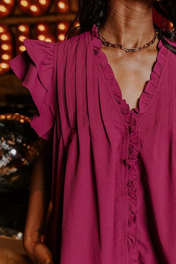 Town Square Kisses Shift Dress In Orchid Product Image