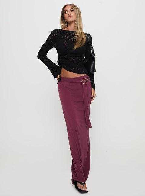 Sensua Long Sleeve Top Black Product Image