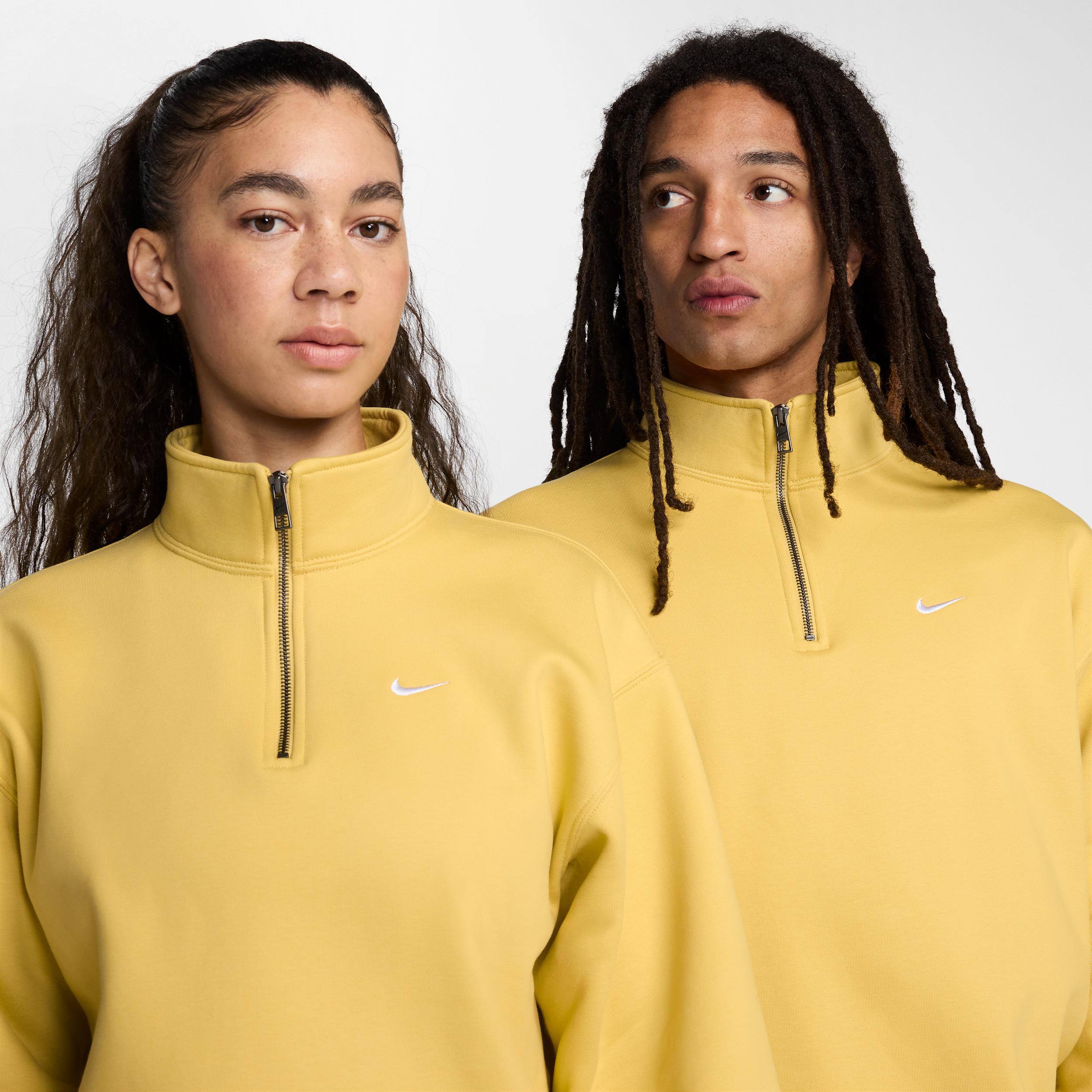 Nike Mens Solo Swoosh 1/4-Zip Top | DQ5209-700 Product Image