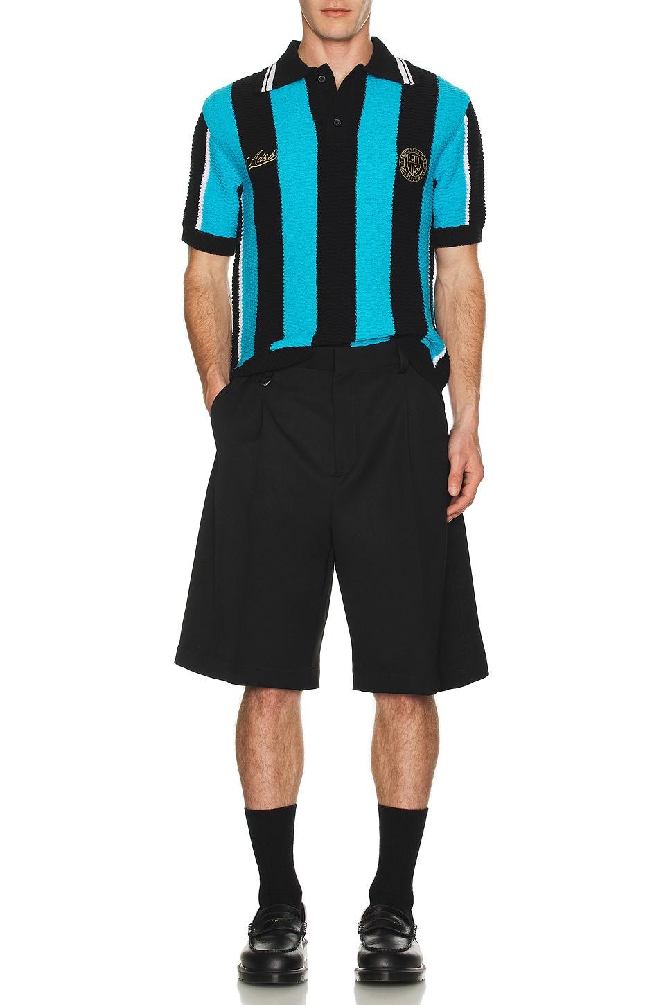 Stripe Soccer Polo Sweater Product Image