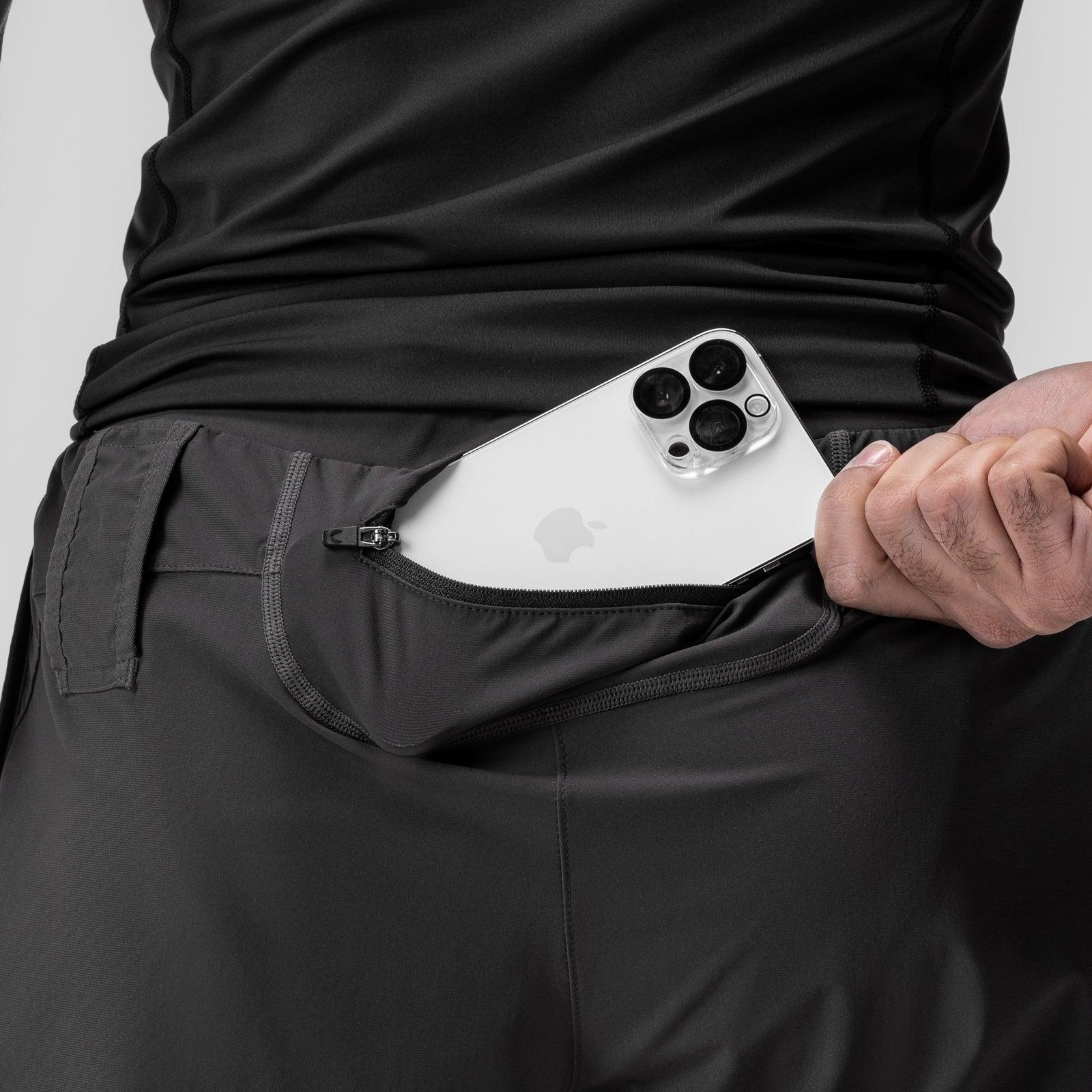 0823. Tetra-Lite® 7" Linerless Short - Space Grey "Space Bracket" Male Product Image