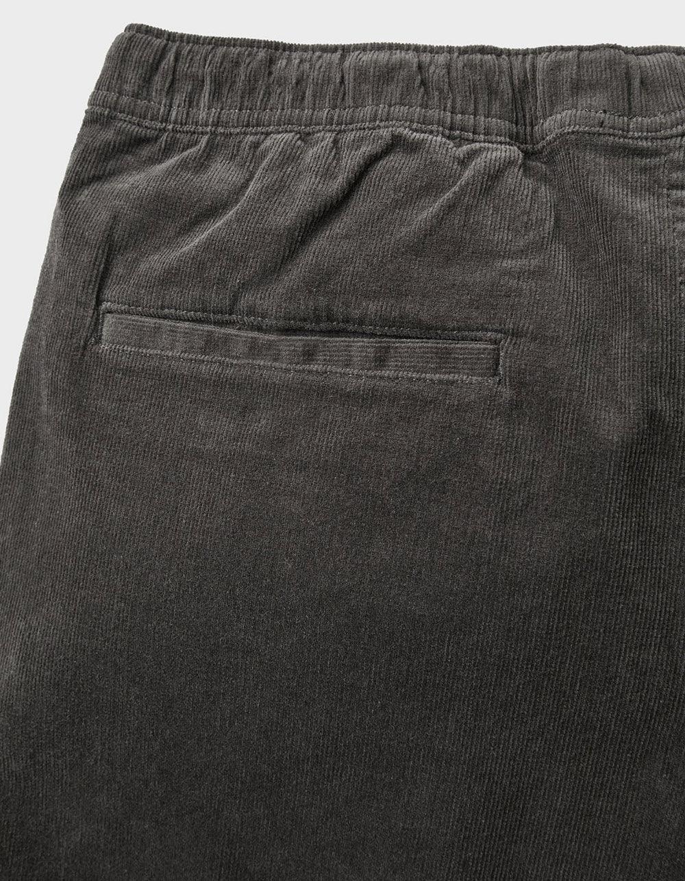 KATIN Cord Local Mens Shorts - WASHED BLACK Product Image