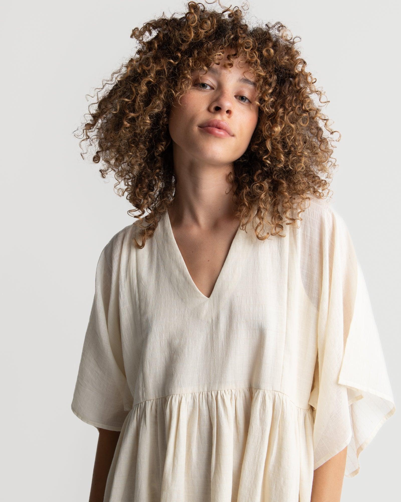 Boxy Sleeve Summer Dress Product Image