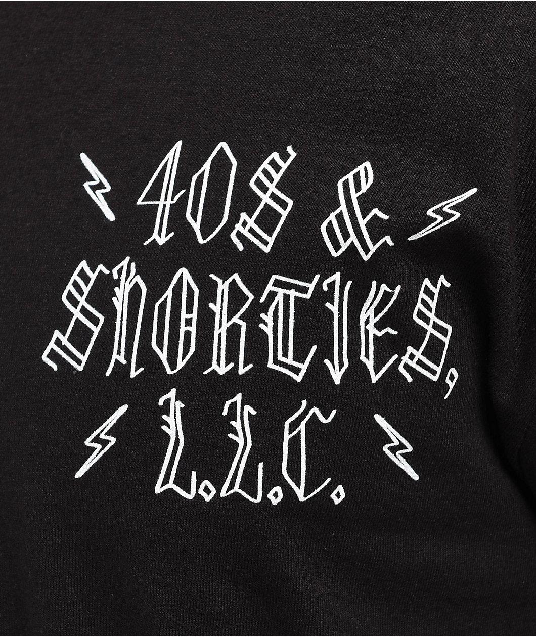 40s & Shorties OG Script Logo Black T-Shirt Product Image