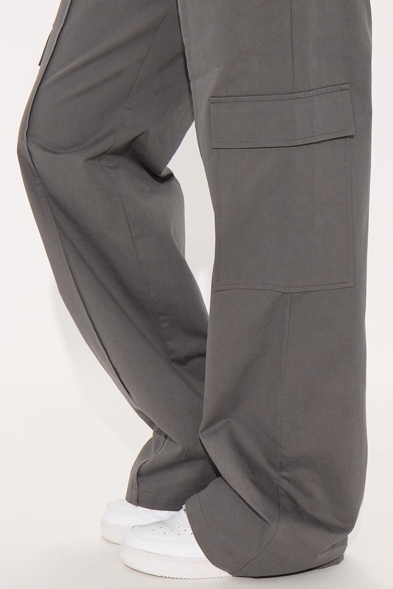 Crossing Your Path Jumpsuit - Charcoal Female Product Image