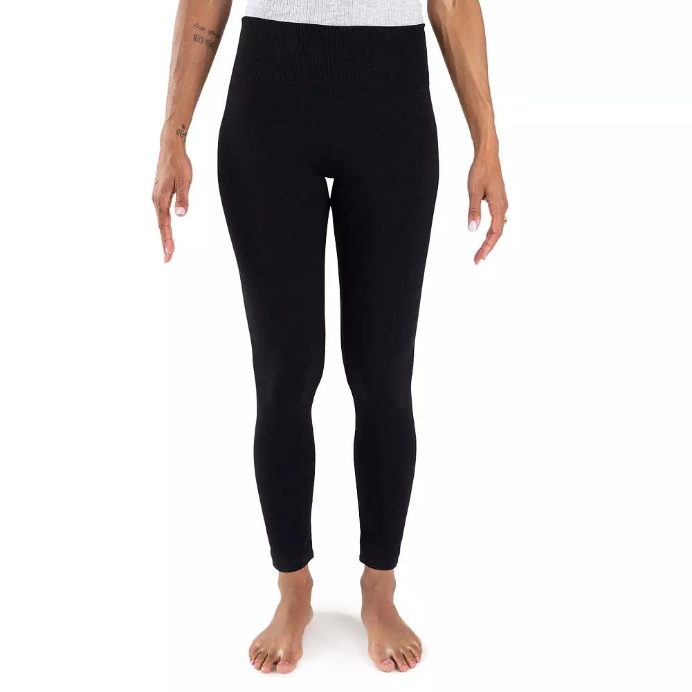 Women's MUK LUKS® Fleece Lined Regular Fit Leggings,  Product Image