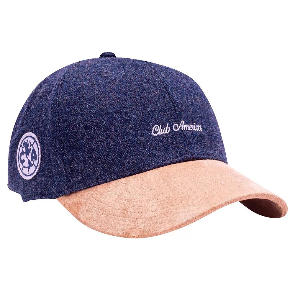 Men's Fan Ink  Navy/Tan Club America Noble Adjustable Hat, Caf Blue Product Image