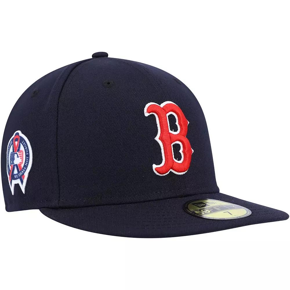 Men's New Era Navy Boston Red Sox 9/11 Memorial Side Patch 59FIFTY Fitted Hat,  Product Image