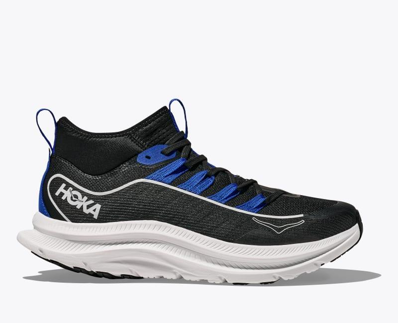 HOKA Men's Kawana Mid Shoes in Black/Carbon Black, Size 11 Product Image