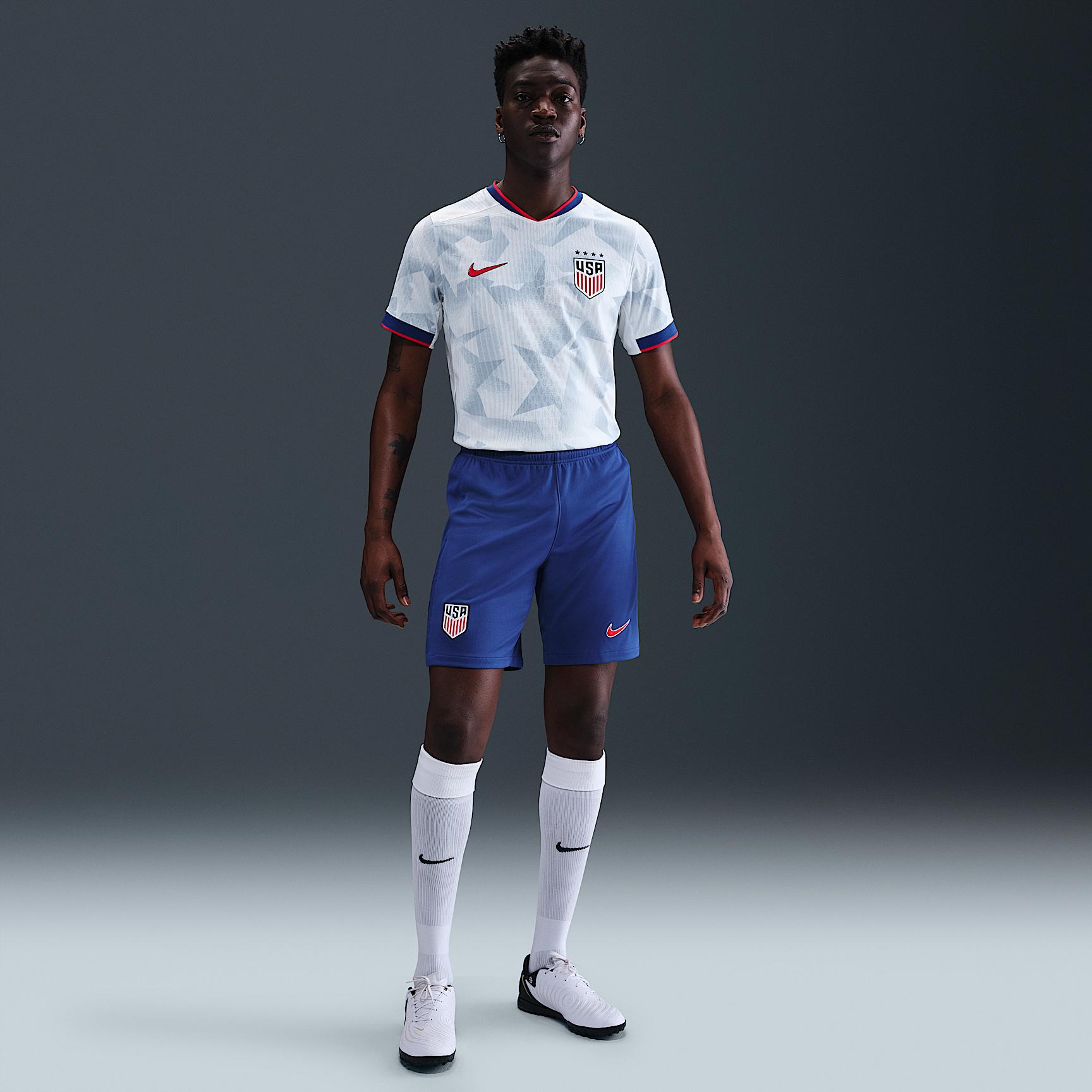 USMNT 2025 Stadium Home (Mens Team) Mens Nike Dri-FIT Soccer Replica Short | FZ9046-495 Product Image