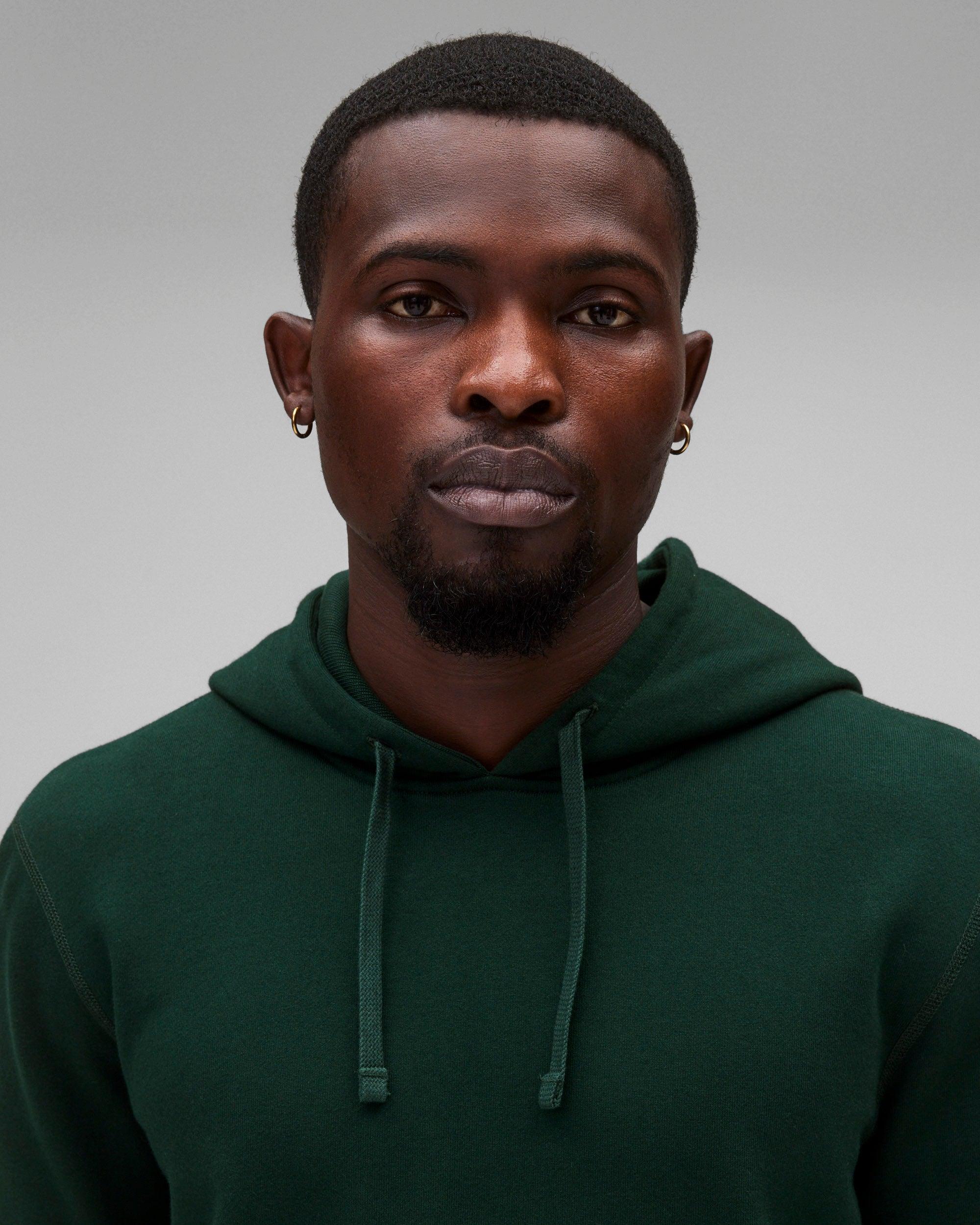 Midweight Terry Slim Hoodie Male Product Image