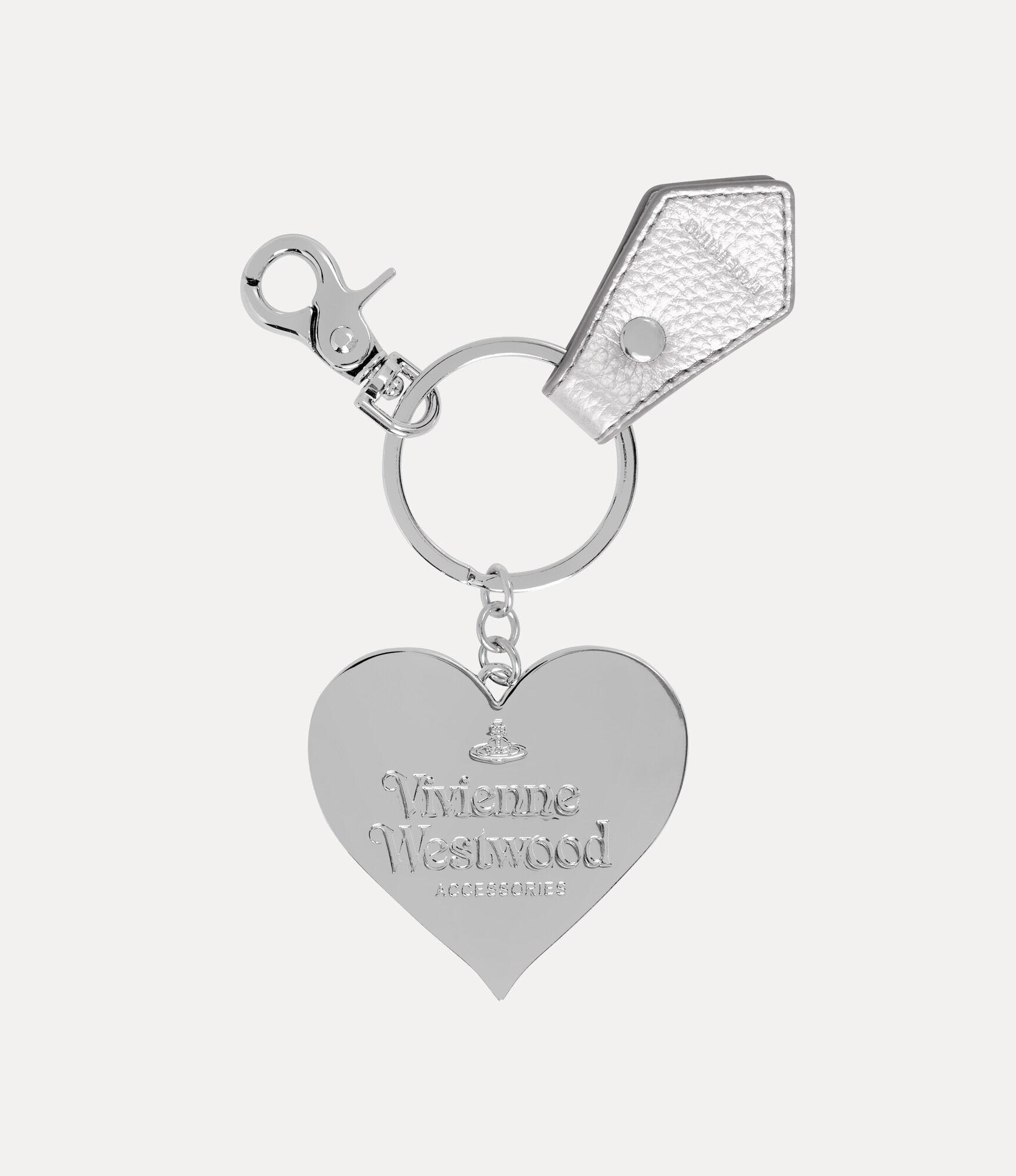 Mirror Heart Orb Keyring Product Image
