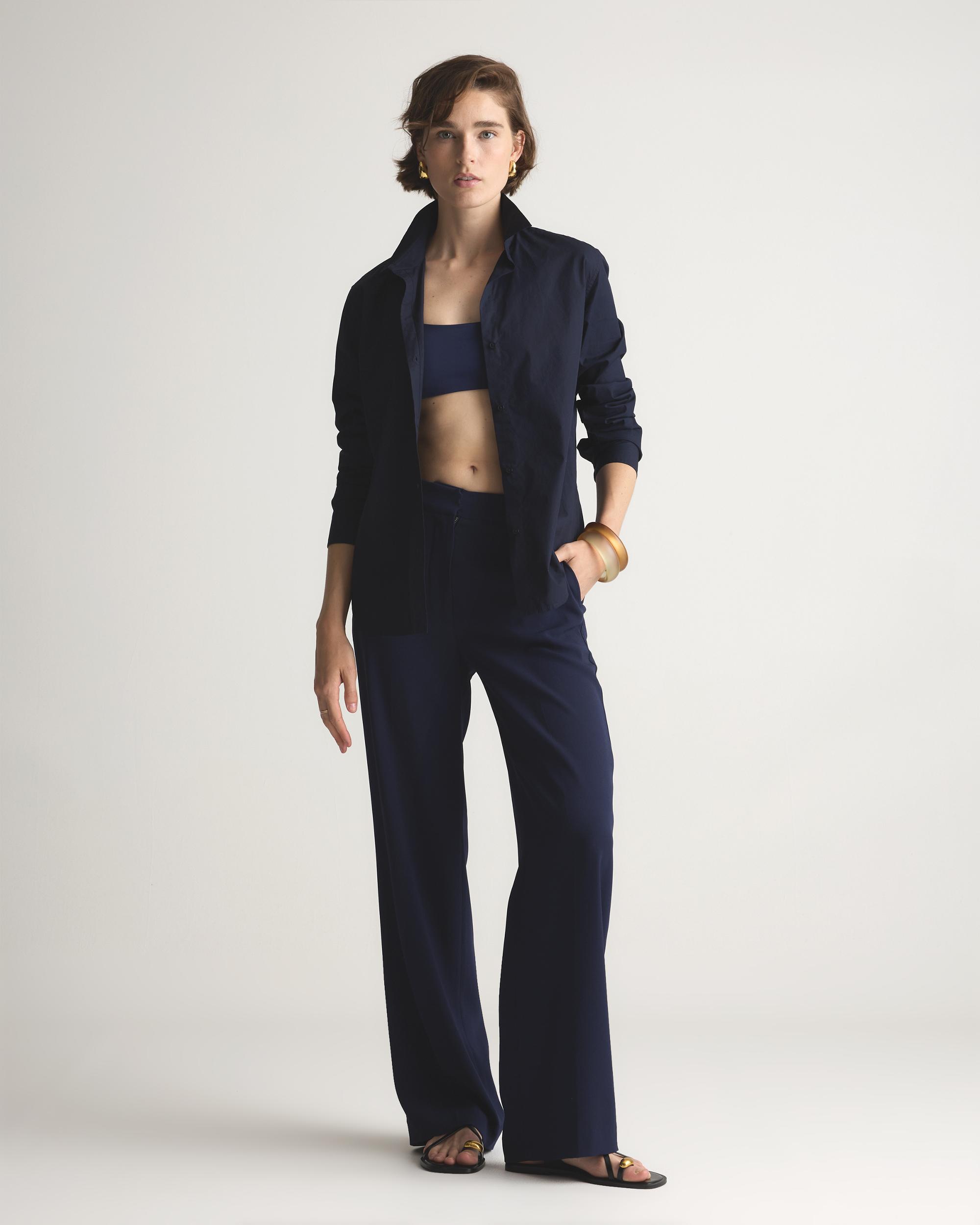 Quince | Women's Italian Wool Pleated Trouser Product Image