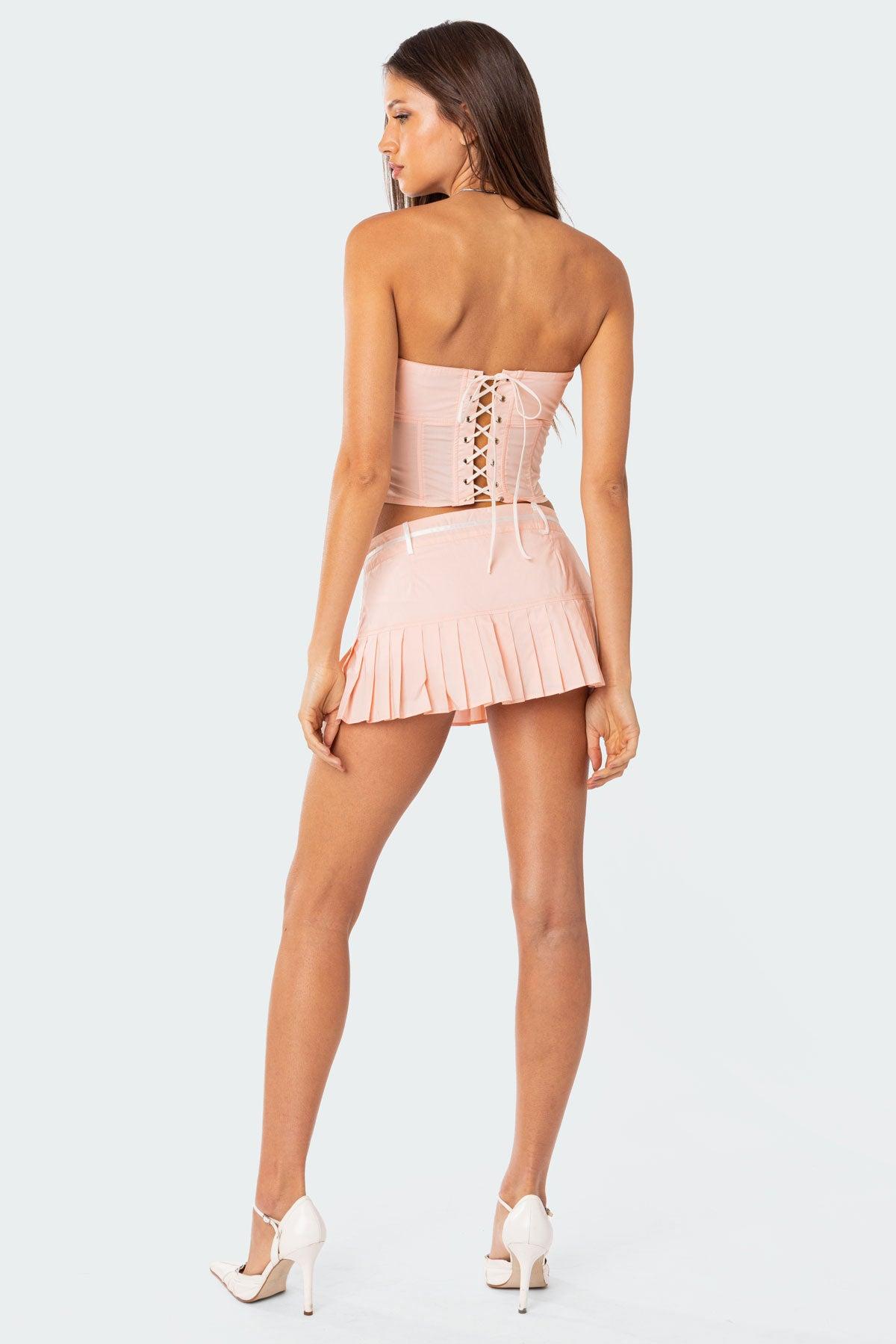 Karmen Pleated Mini Skort Product Image