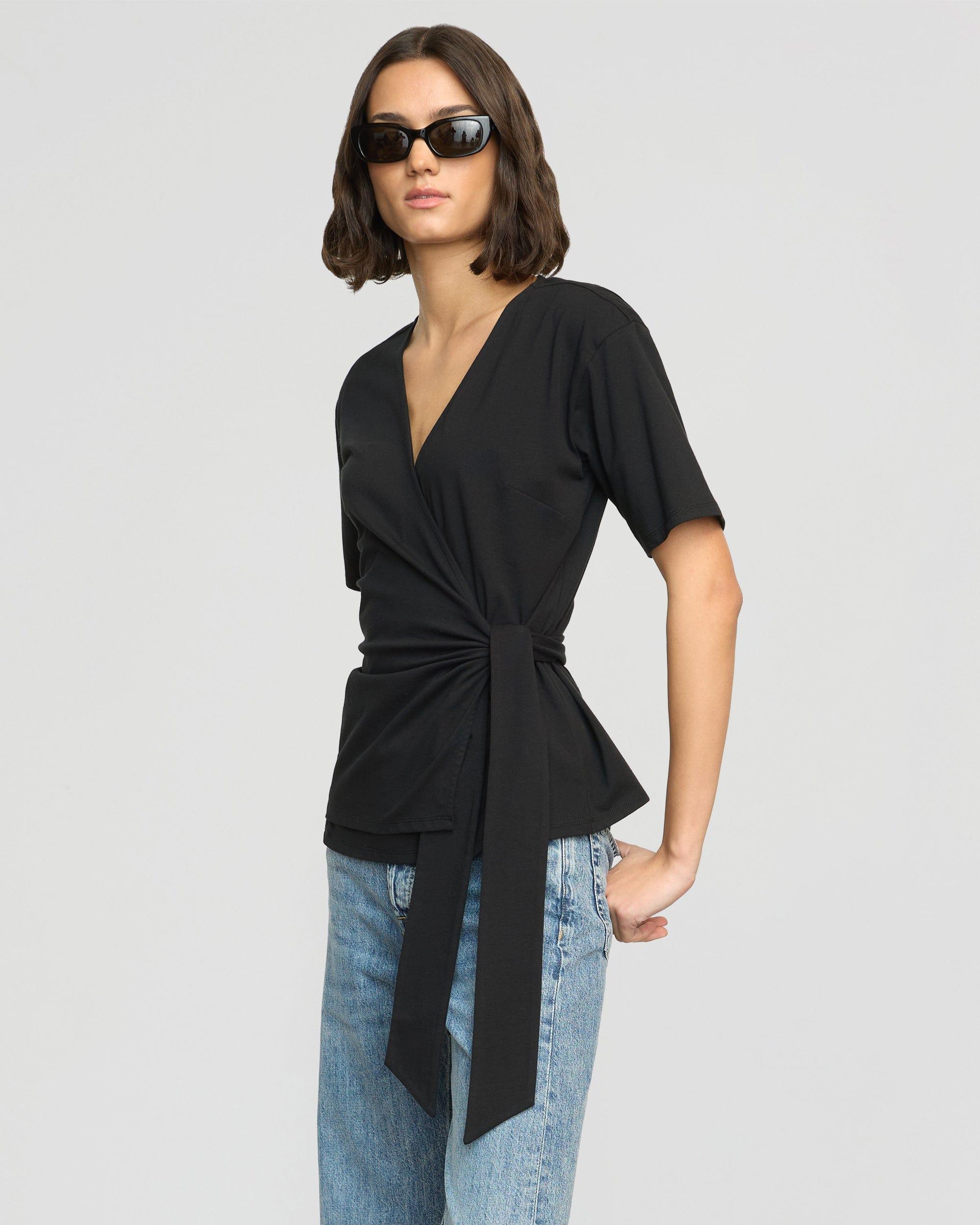 Sena Organic Cotton Wrap Tee Product Image