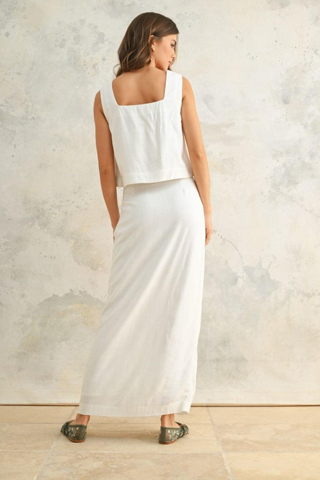 Maxi Skirt with Front Slit Product Image