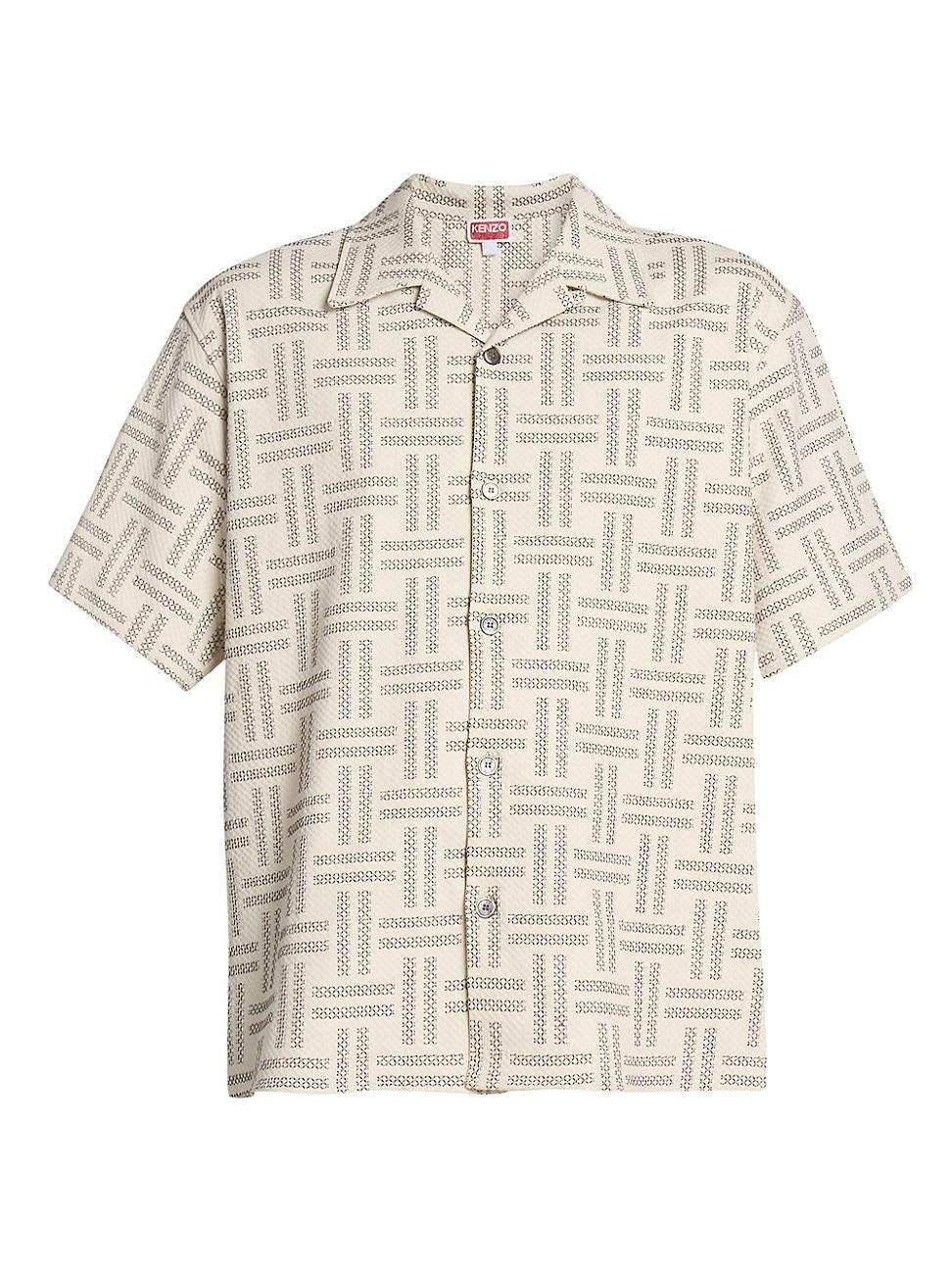 Mens Cotton-Blend Weave Shirt Product Image