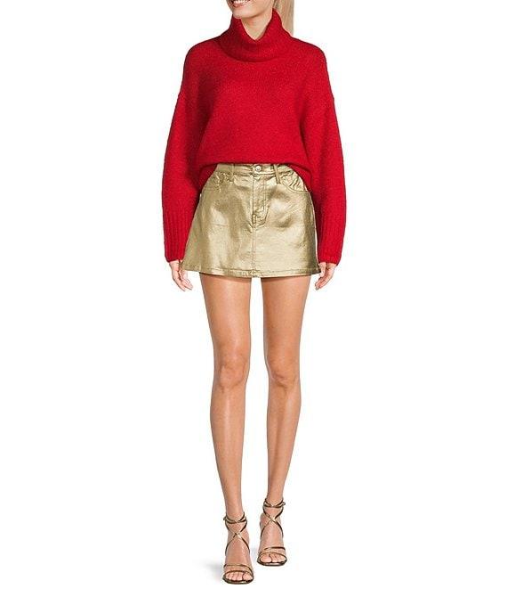 GB Coated Micro Mini Skirt Product Image