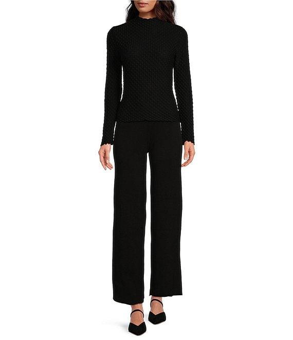 Lucy Paris Dune Bubble Mock Neck Long Sleeve Top Product Image