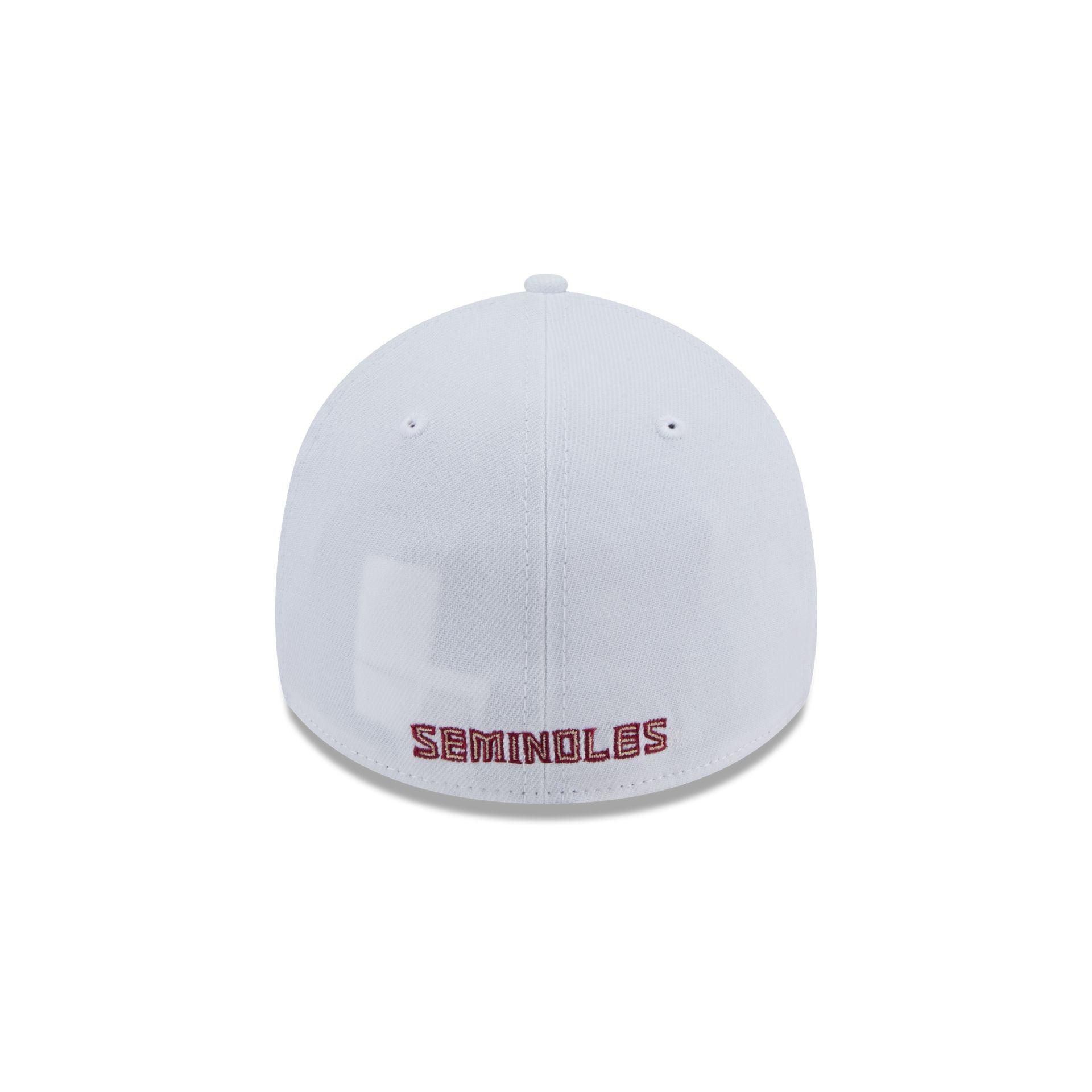 Florida State Seminoles Chrome 39THIRTY Stretch Fit Hat Male Product Image