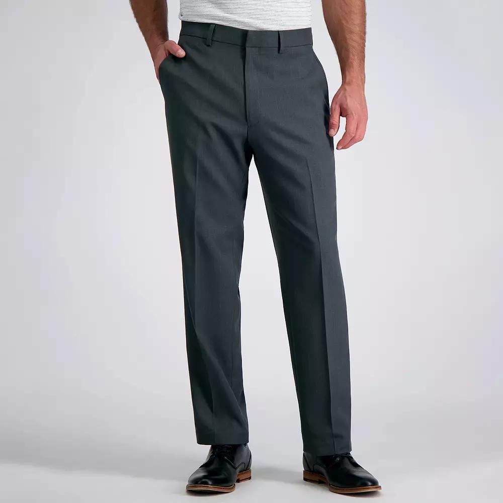 Men's Haggar® Travel Performance Tailored-Fit Stretch Flat-Front Suit Pants,  Product Image