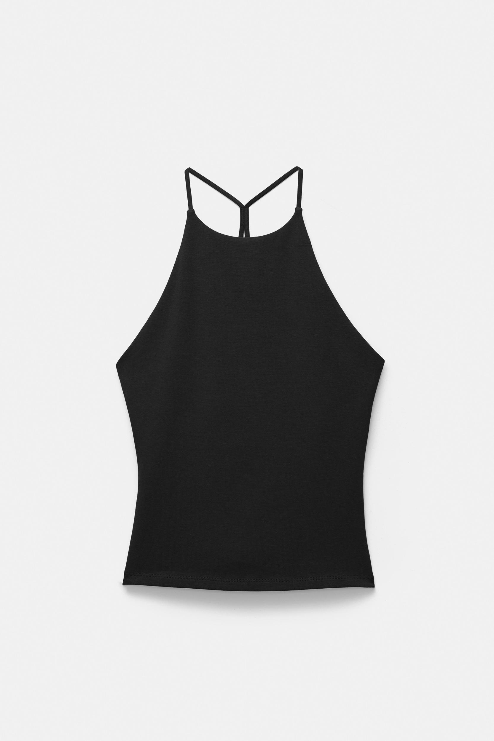 Halter top with straps at the back Product Image
