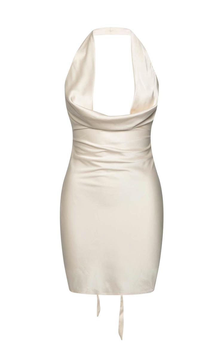 Valley Champagne Mini Party Dress Product Image