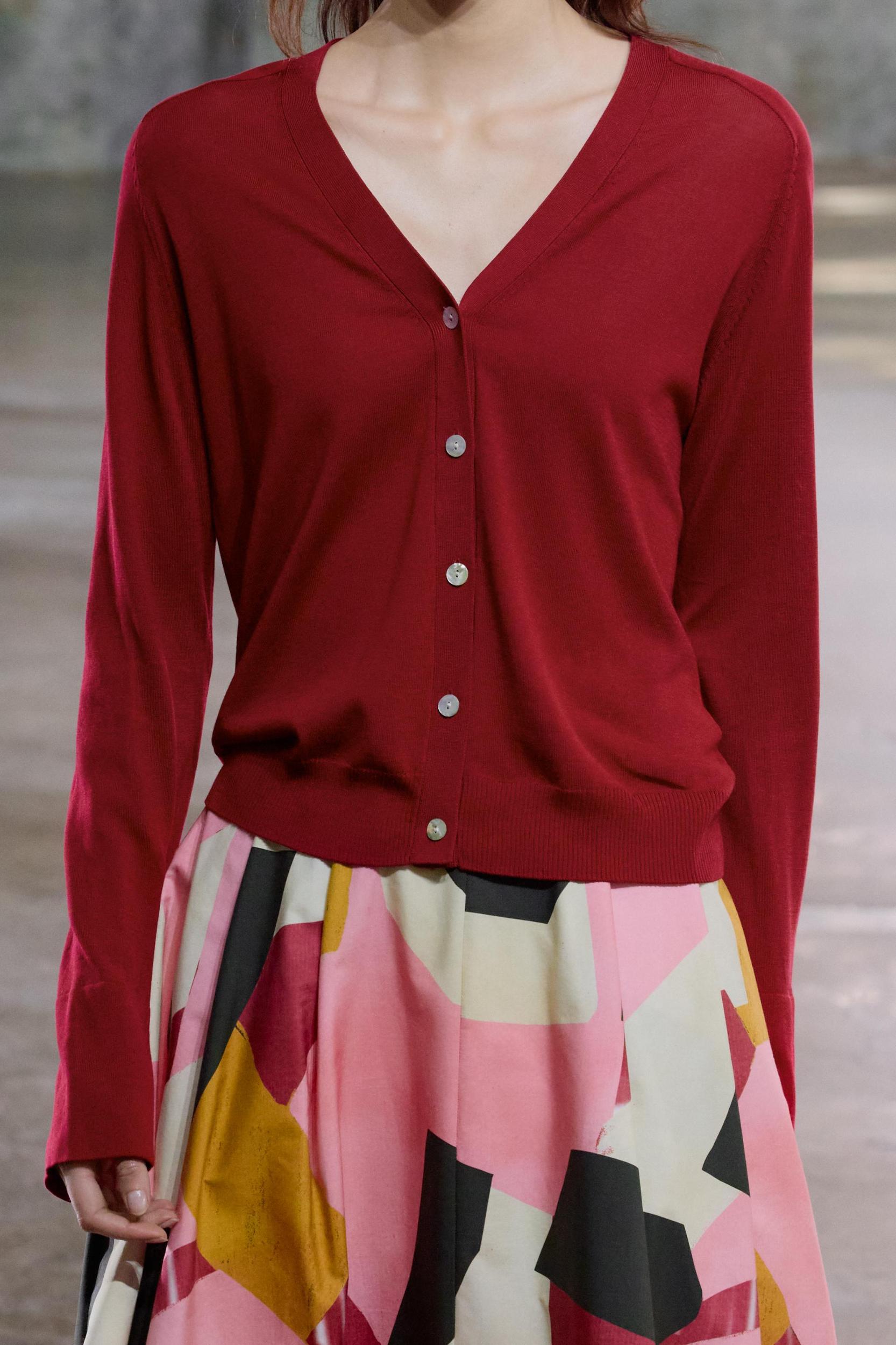 FINE KNIT CARDIGAN Product Image