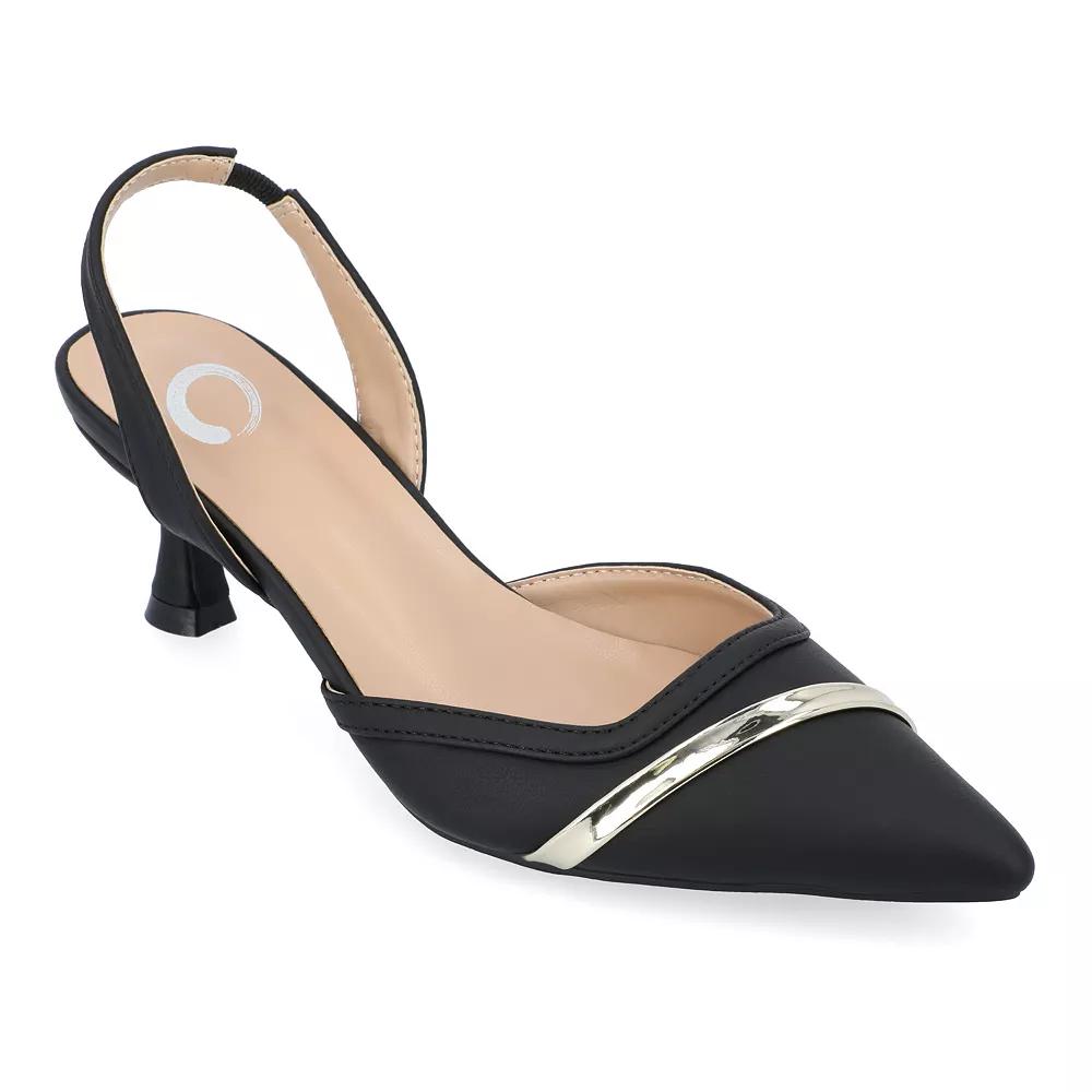 Journee Nellia Women's Slingback Pumps,  Product Image